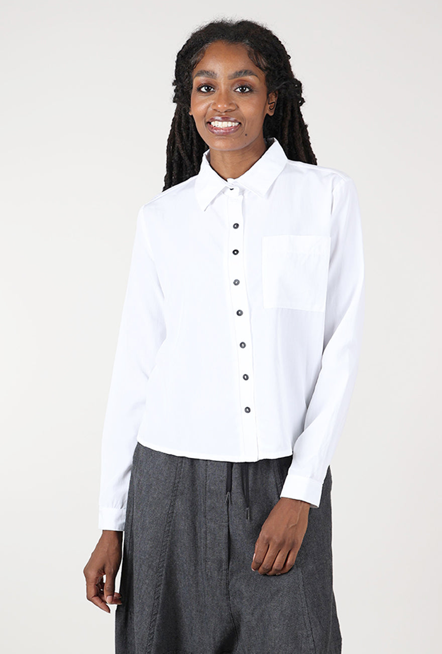 Lurdes Bergada Camisa Button Up, White 