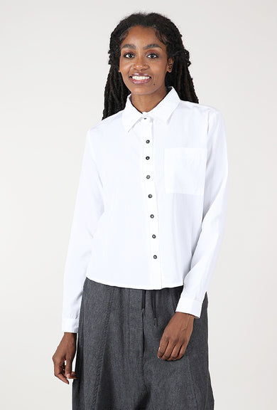Lurdes Bergada Camisa Button Up, White 