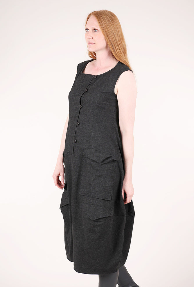Rundholz Subtle Stripe Dress, Black 