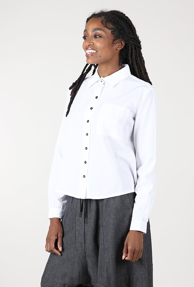 Lurdes Bergada Camisa Button Up, White 