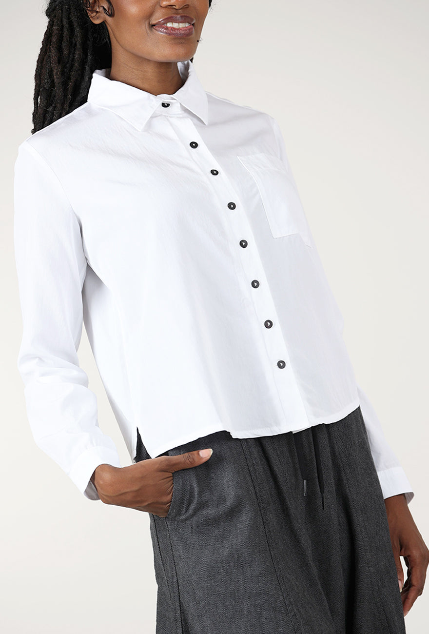 Lurdes Bergada Camisa Button Up, White 