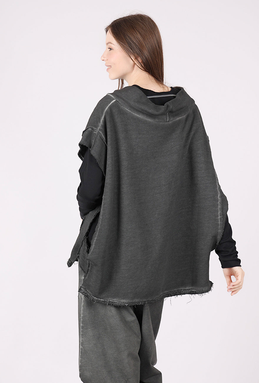 Zilberman S/S Fleece Tunic Vest, Anthracite 