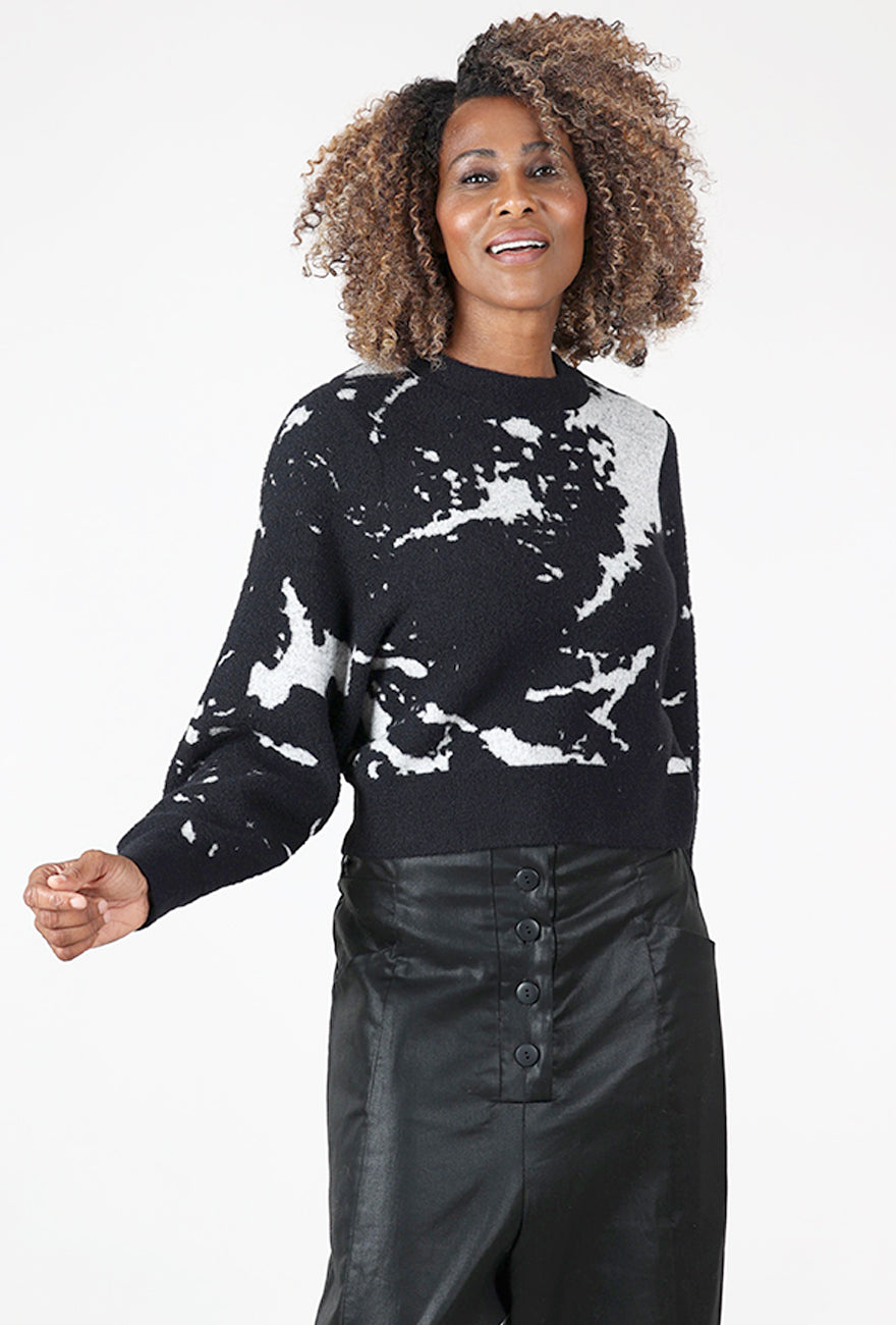 Kerisma Carrara Sweater, Black/Ecru 