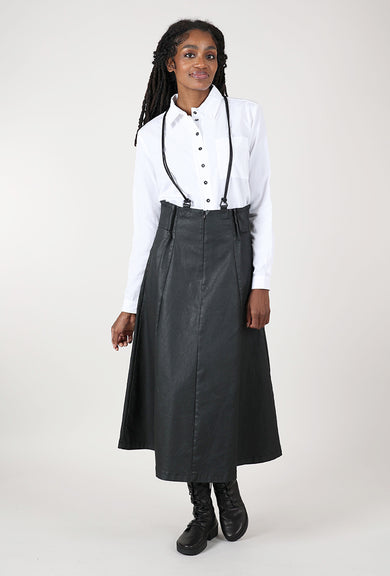 Lurdes Bergada Falda Suspender Skirt, Black 