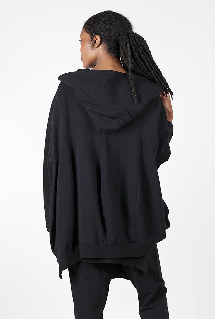 Rundholz Pocket Swing Hoodie, Black 