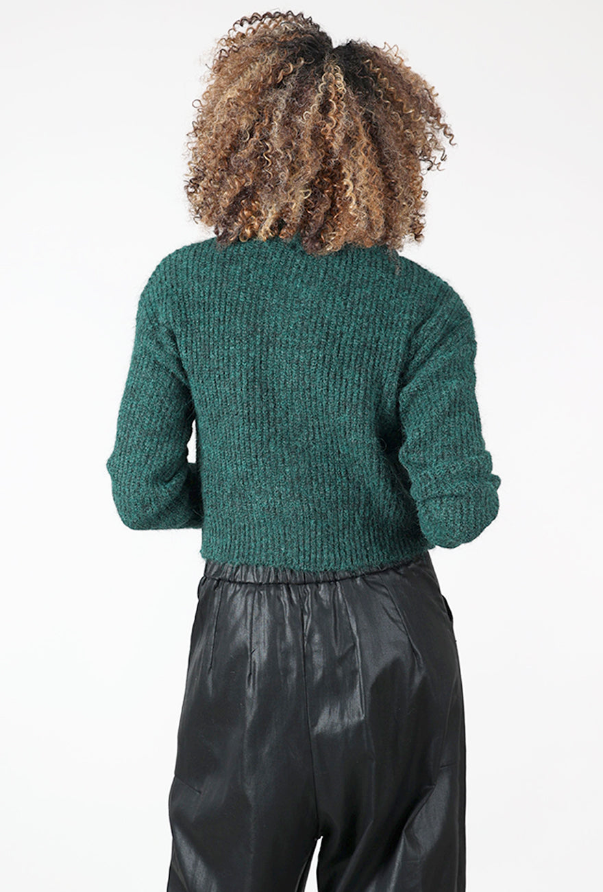 24 Colors Shrunken Kramer Cardie, Green 