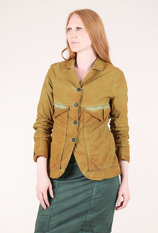 Rundholz Cotton Linen Blazing Blazer, Lagoon Cloud 