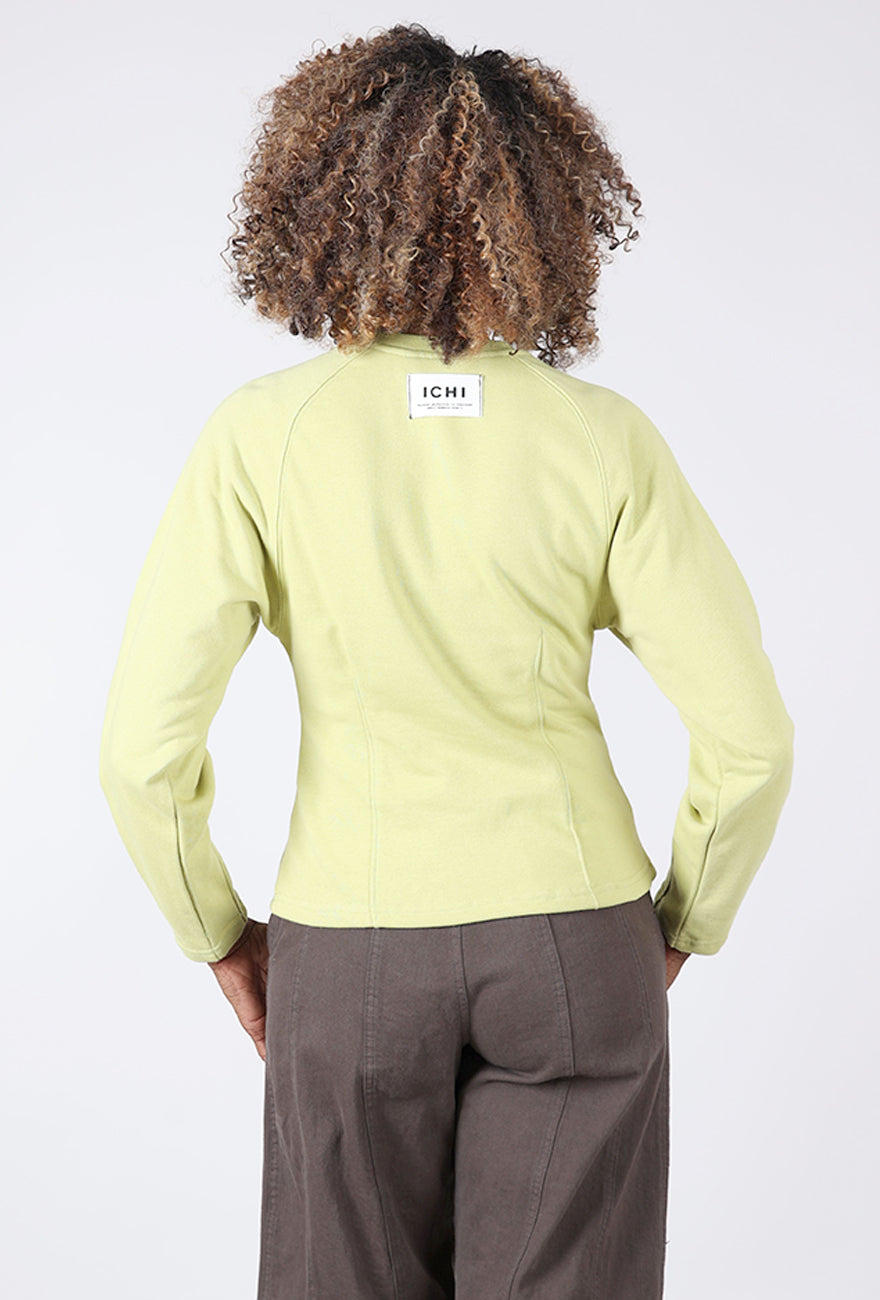 Ichi Palulu Sweatshirt, Leek Green 