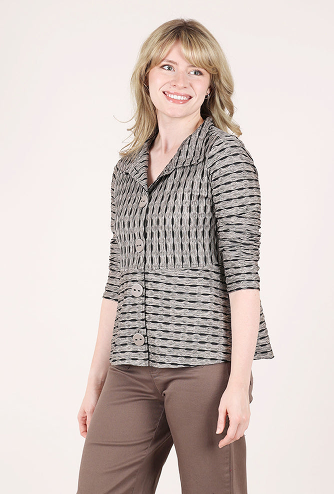 Habitat Newport Knit Downtown Jacket, Driftwood 