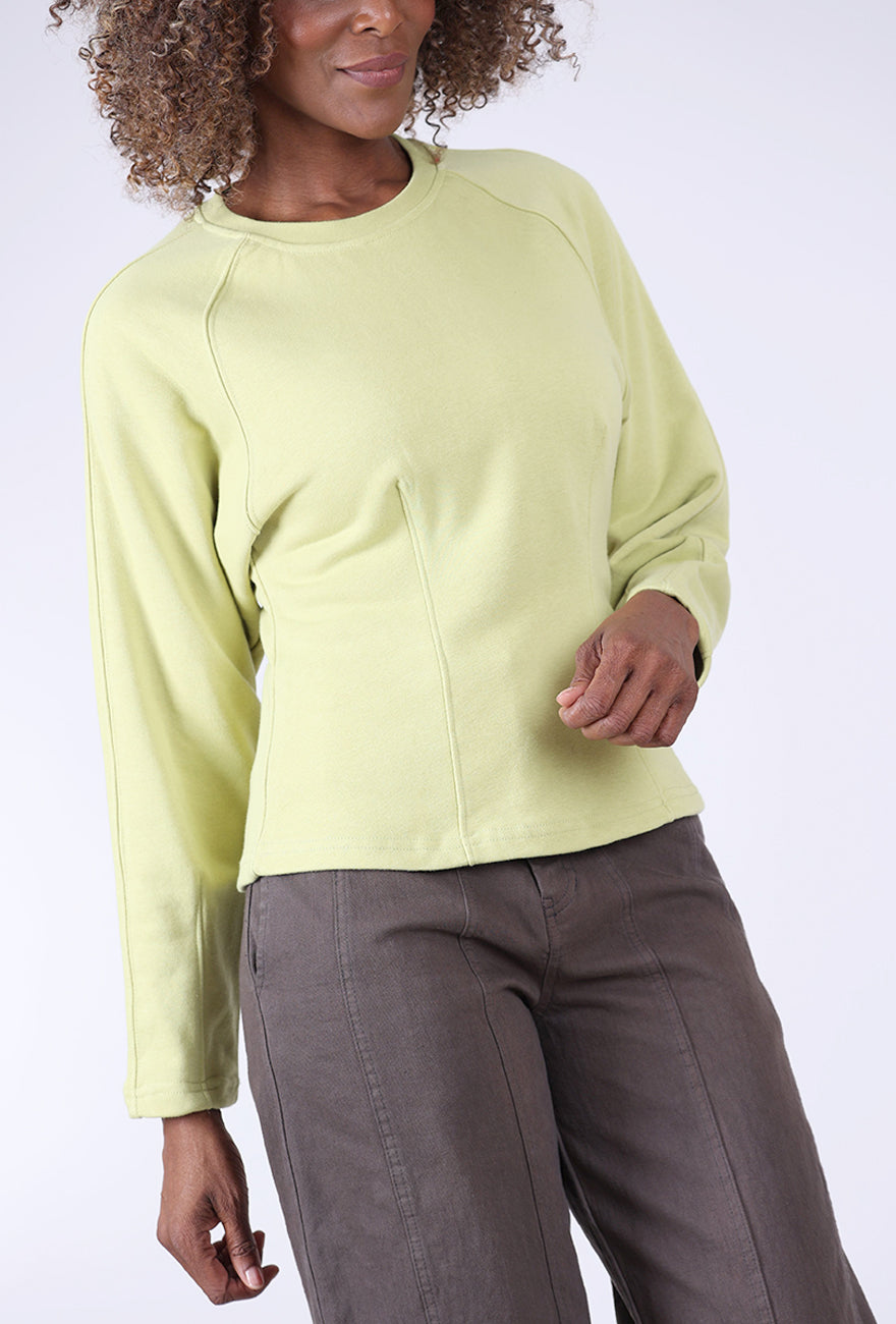 Ichi Palulu Sweatshirt, Leek Green 