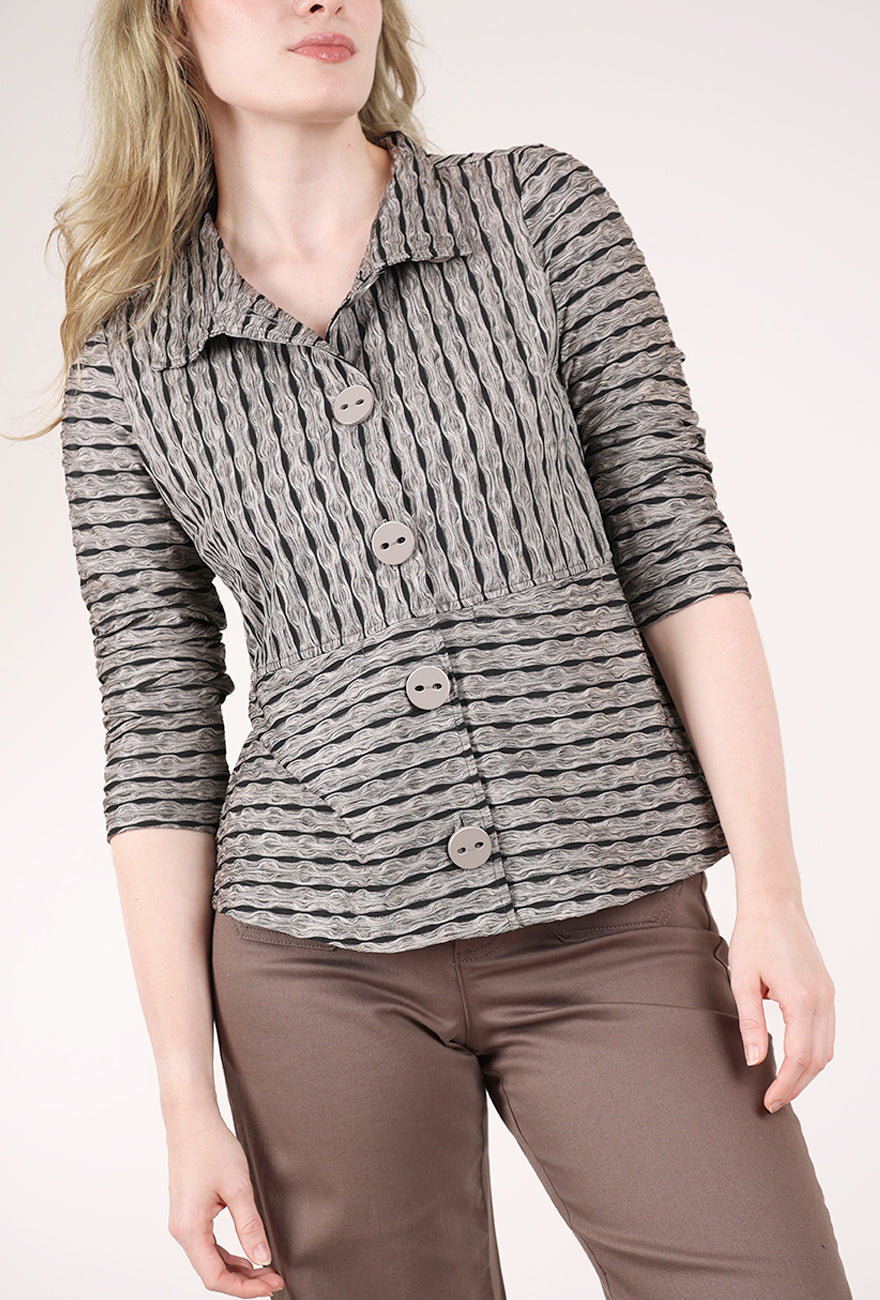 Habitat Newport Knit Downtown Jacket, Driftwood 