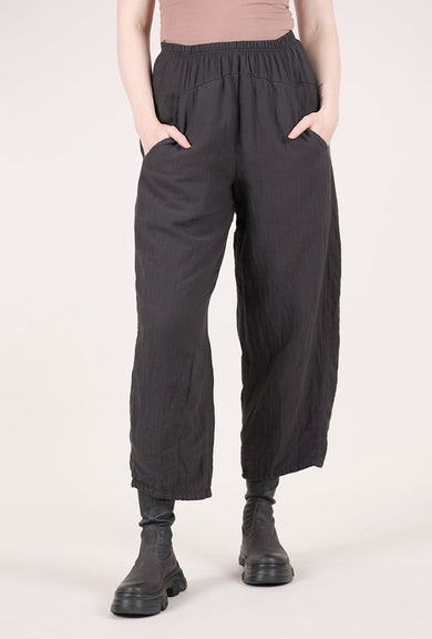 Cynthia Ashby Dez Flannel Pant, Charcoal 