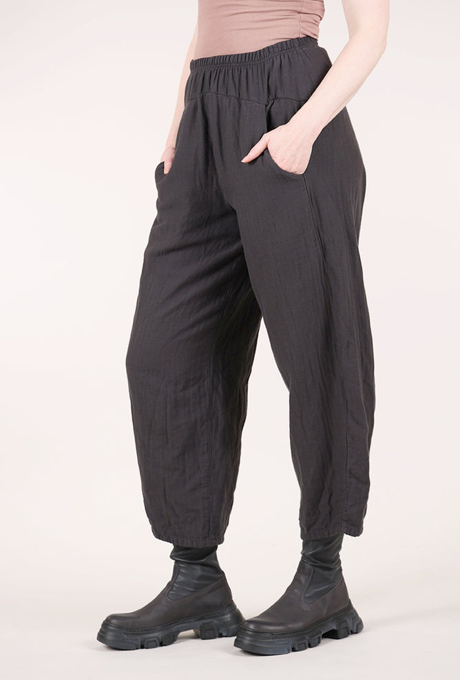 Cynthia Ashby Dez Flannel Pant, Charcoal 
