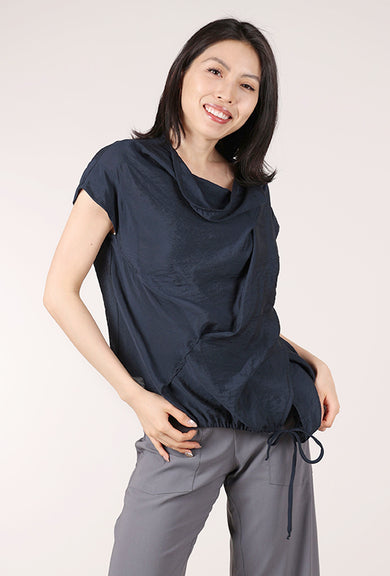 FishFash Velley Top, Navy Blue 