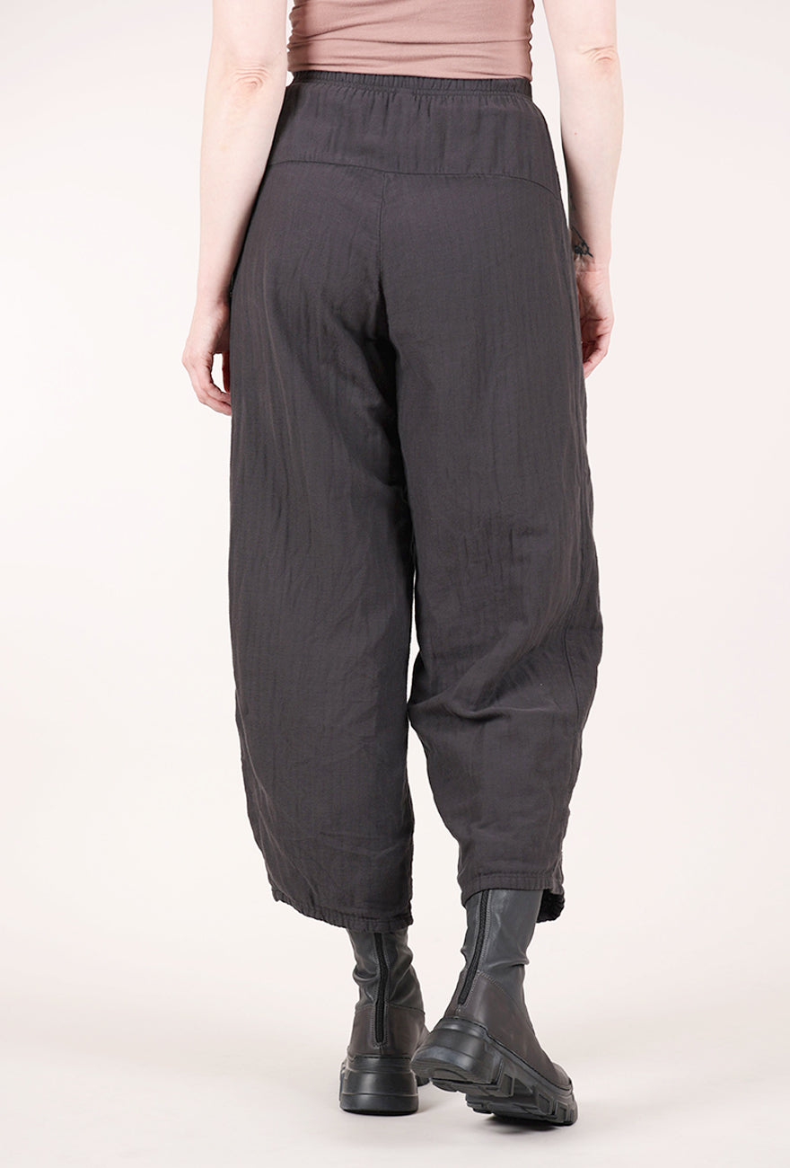 Cynthia Ashby Dez Flannel Pant, Charcoal 