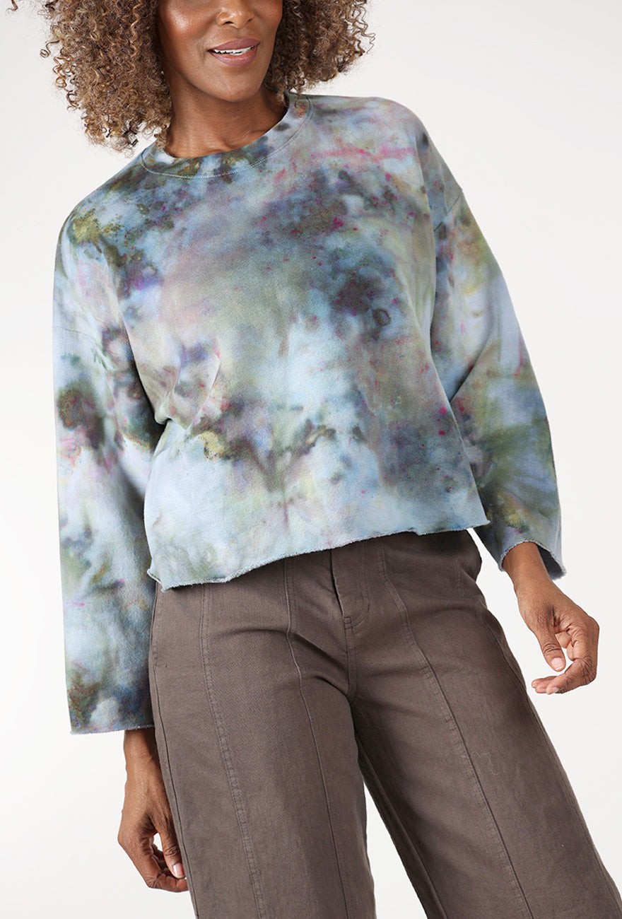 Heyne Bogut Cropped HB Sweatshirt, Stormy 