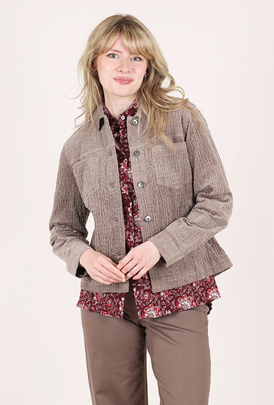 Habitat Rustic Cord Stretch Jacket, Truffle 