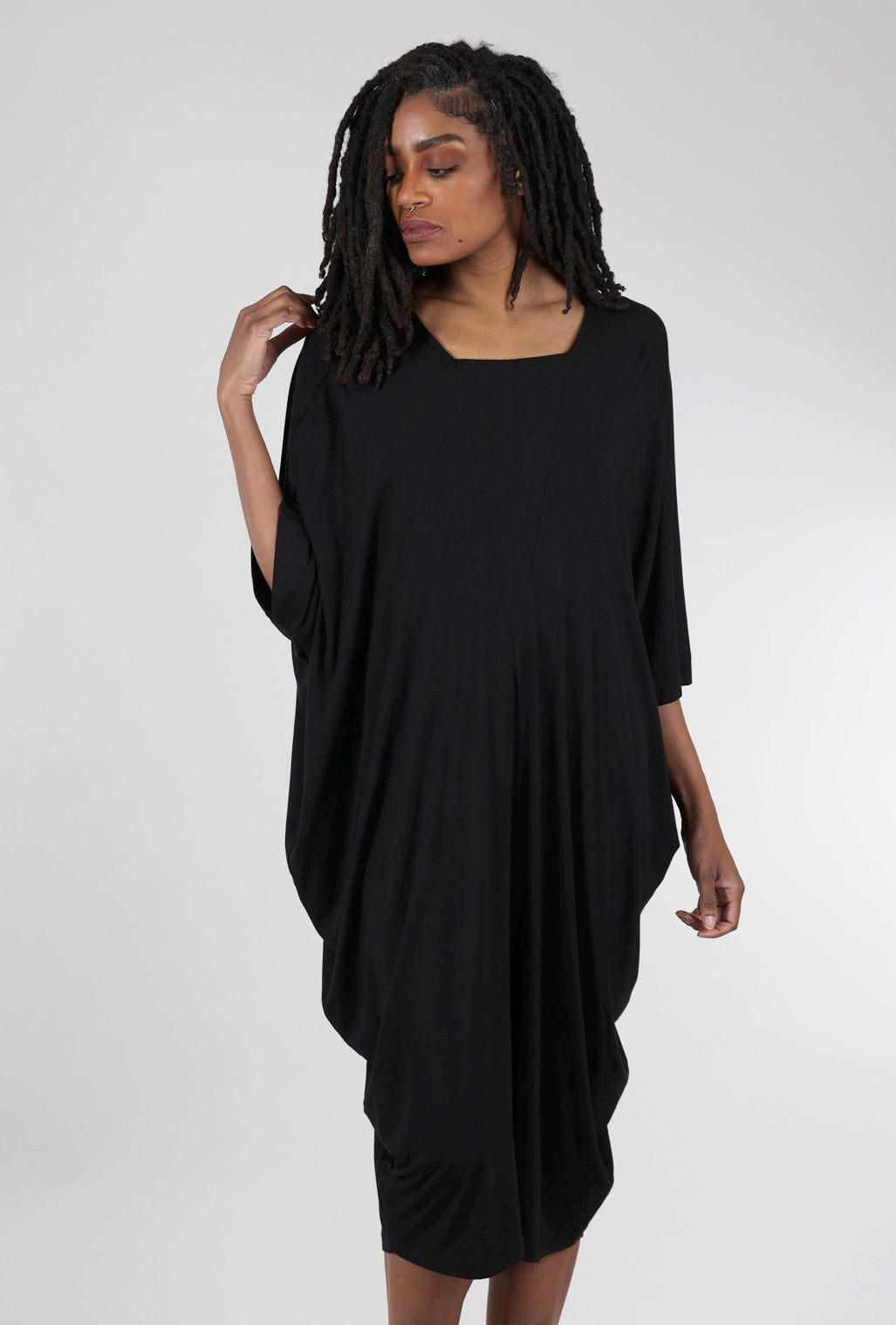 Lotus Eaters Bassi Jersey Dress, Black 