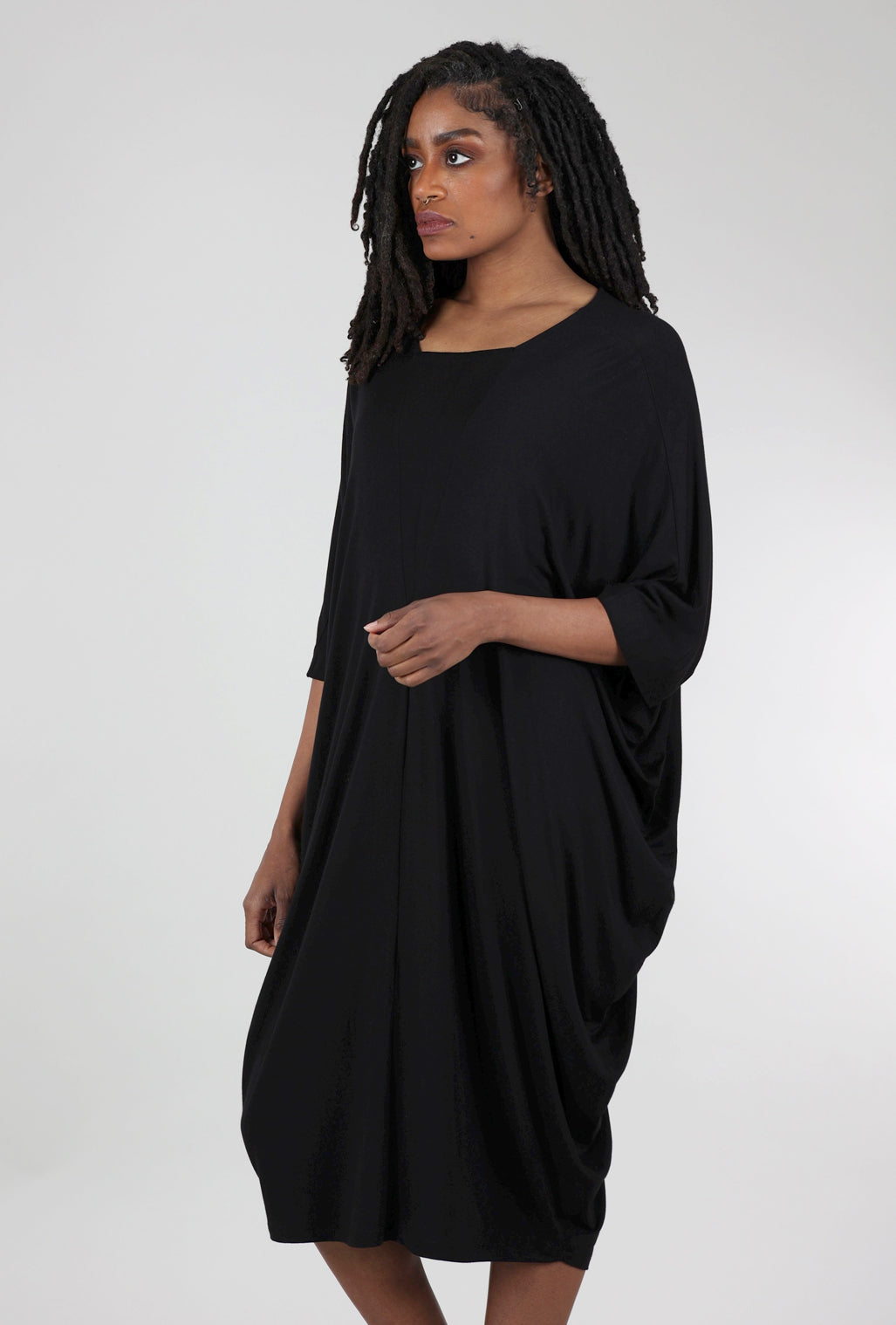 Lotus Eaters Bassi Jersey Dress, Black 