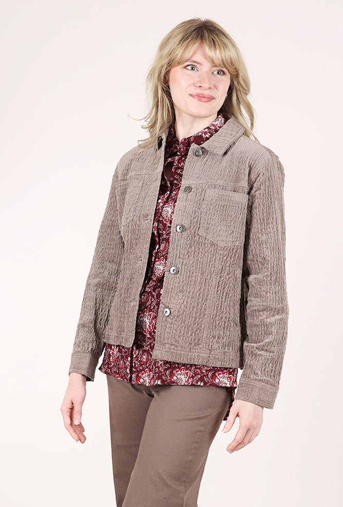 Habitat Rustic Cord Stretch Jacket, Truffle 