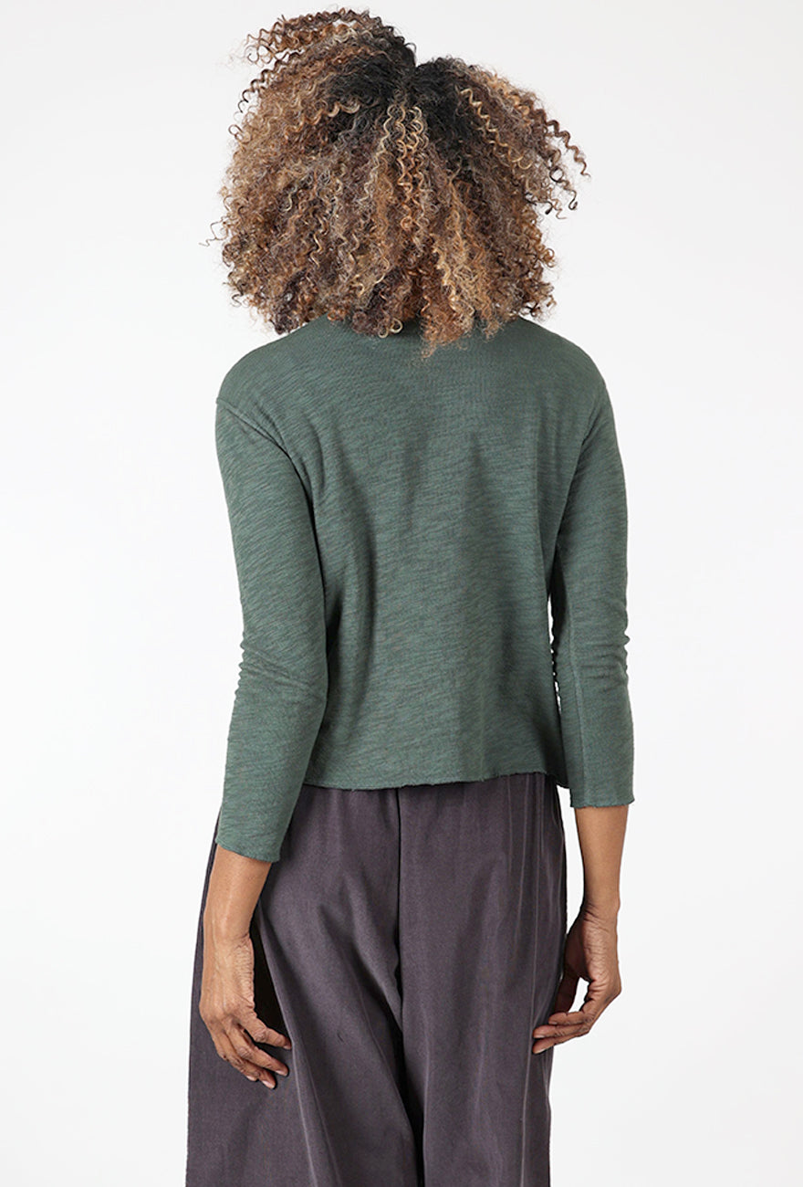Eleven Stitch Double Face Trim Tee, Konbu 