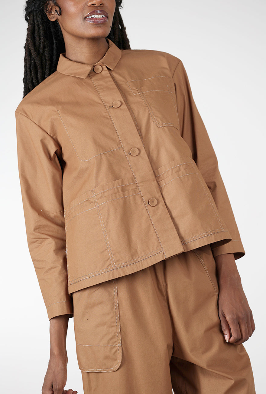 Yoshi Kondo Dates Jacket, Brown 