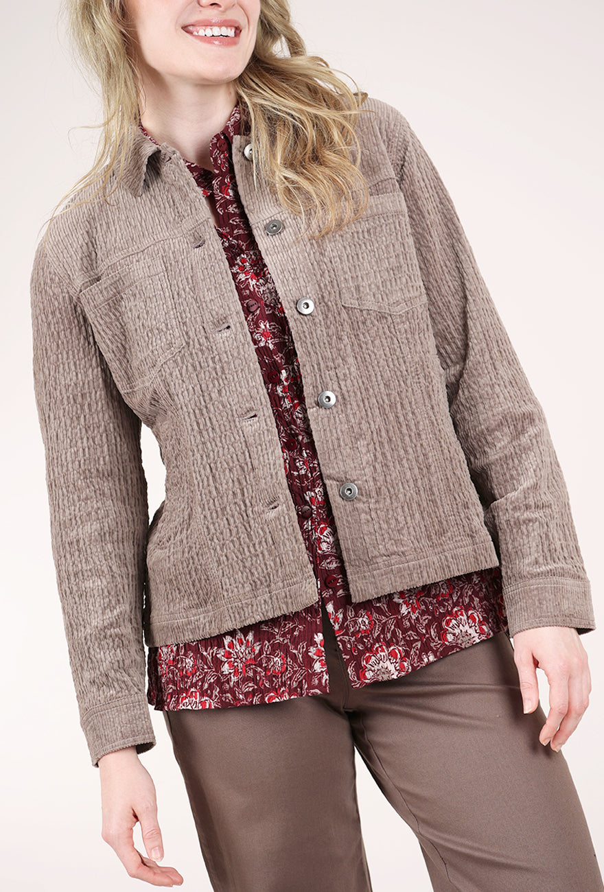 Habitat Rustic Cord Stretch Jacket, Truffle 