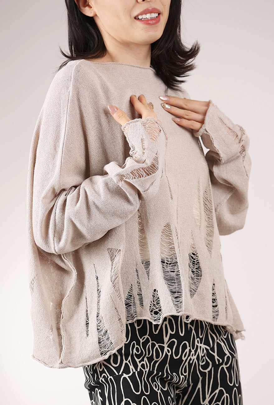 La Vaca Loca Libido Sweater, Sand 