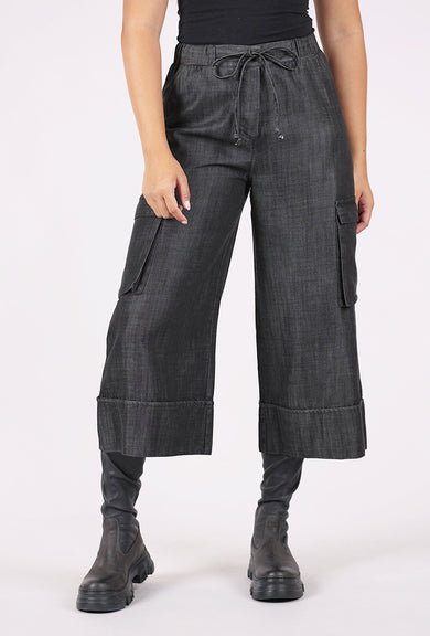 Kedziorek Drape Denim Trouser, Black 