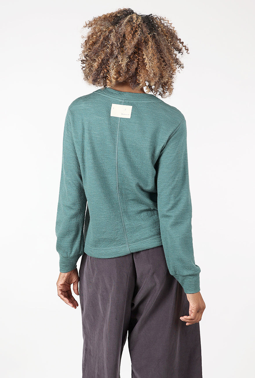 By Basics Cotton Wool Sweatshirt, Granite 