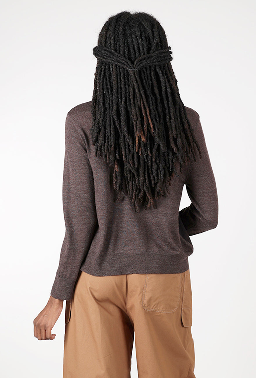 Rain Cardigan, Brown