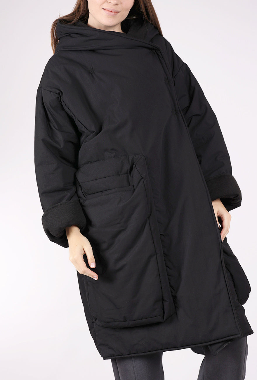 Zilberman Zilber Long Duvet Puffer, Black 