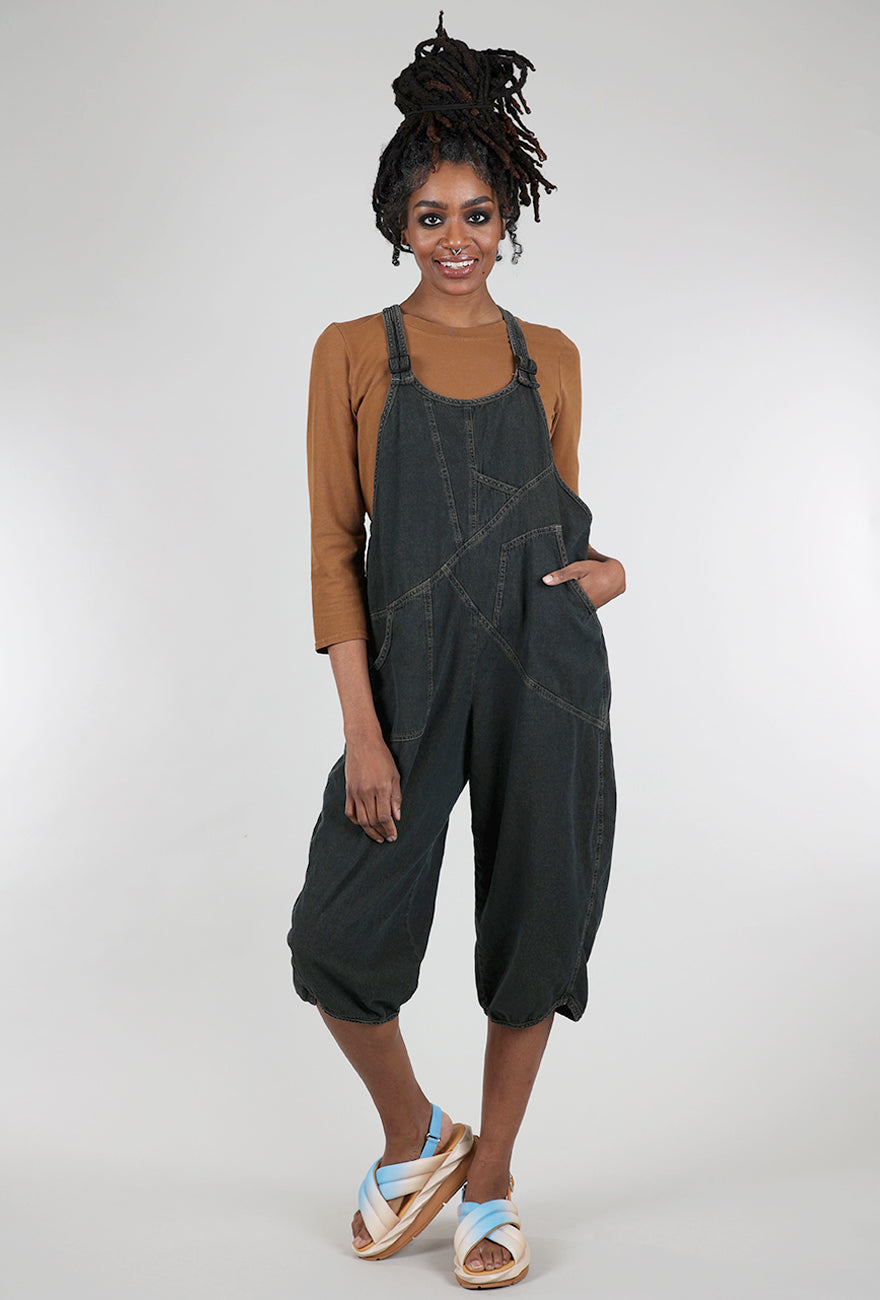 Cynthia Ashby Turpin Denim Overalls, Copper Wash 