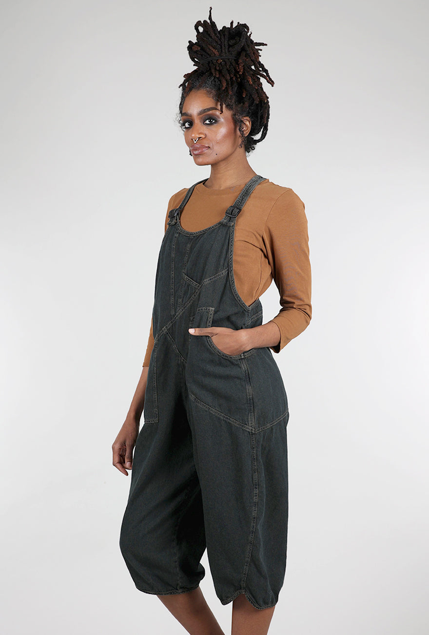 Cynthia Ashby Turpin Denim Overalls, Copper Wash 