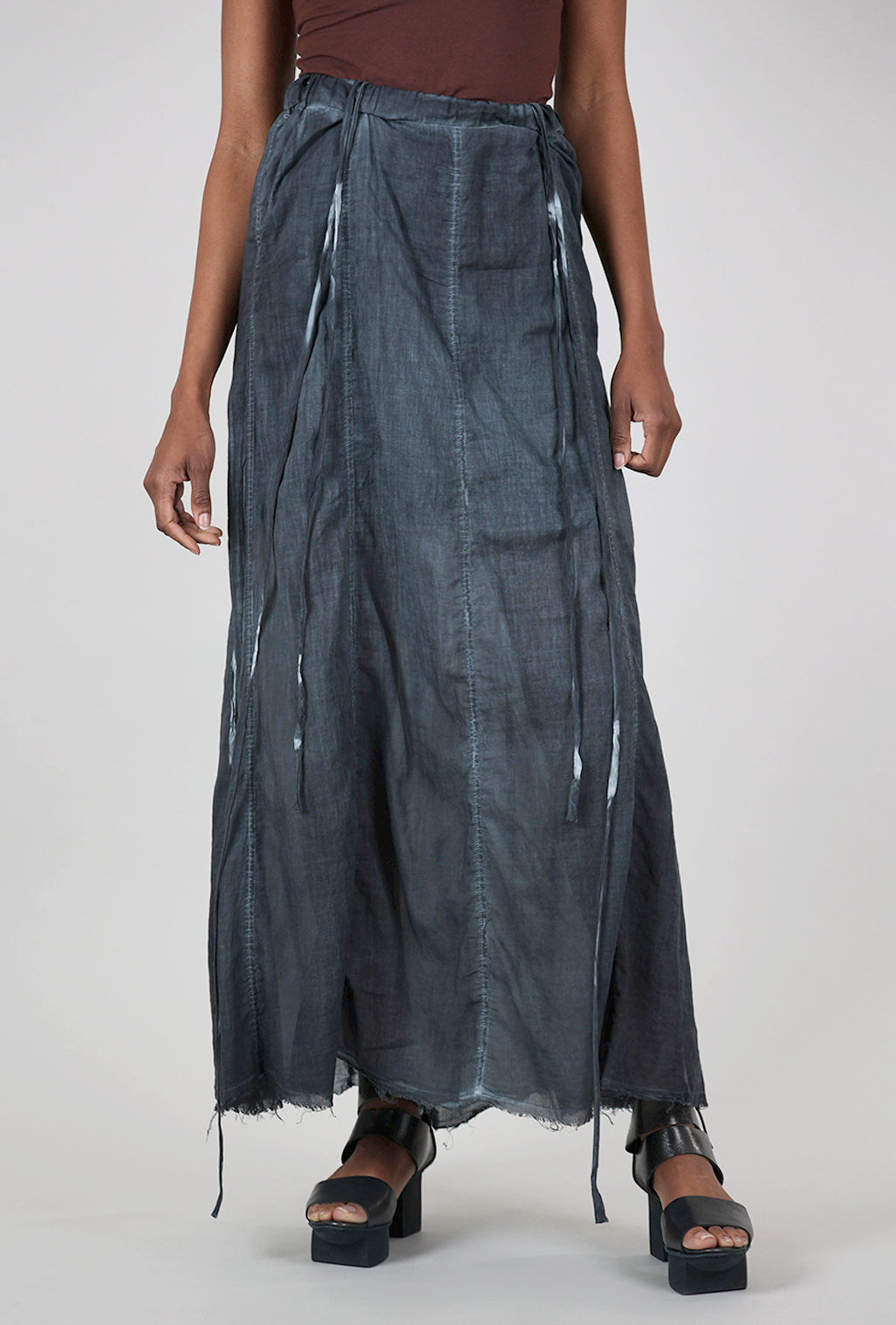 Studio B3 Shea Maxi Skirt, Denim Old Dye 