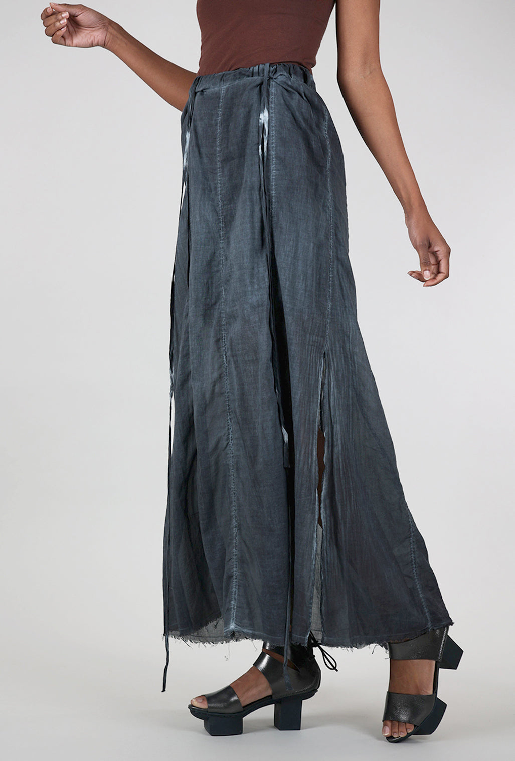 Studio B3 Shea Maxi Skirt, Denim Old Dye 