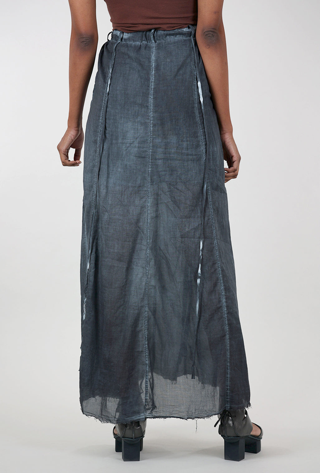 Studio B3 Shea Maxi Skirt, Denim Old Dye 