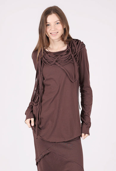 Studio B3 Slang Top, Smoke Burgundy 