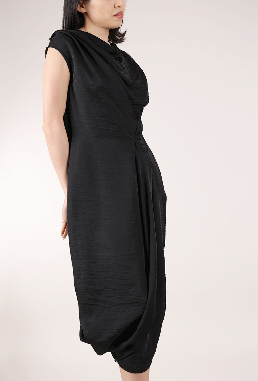 FishFash Seashell Dress, Black 