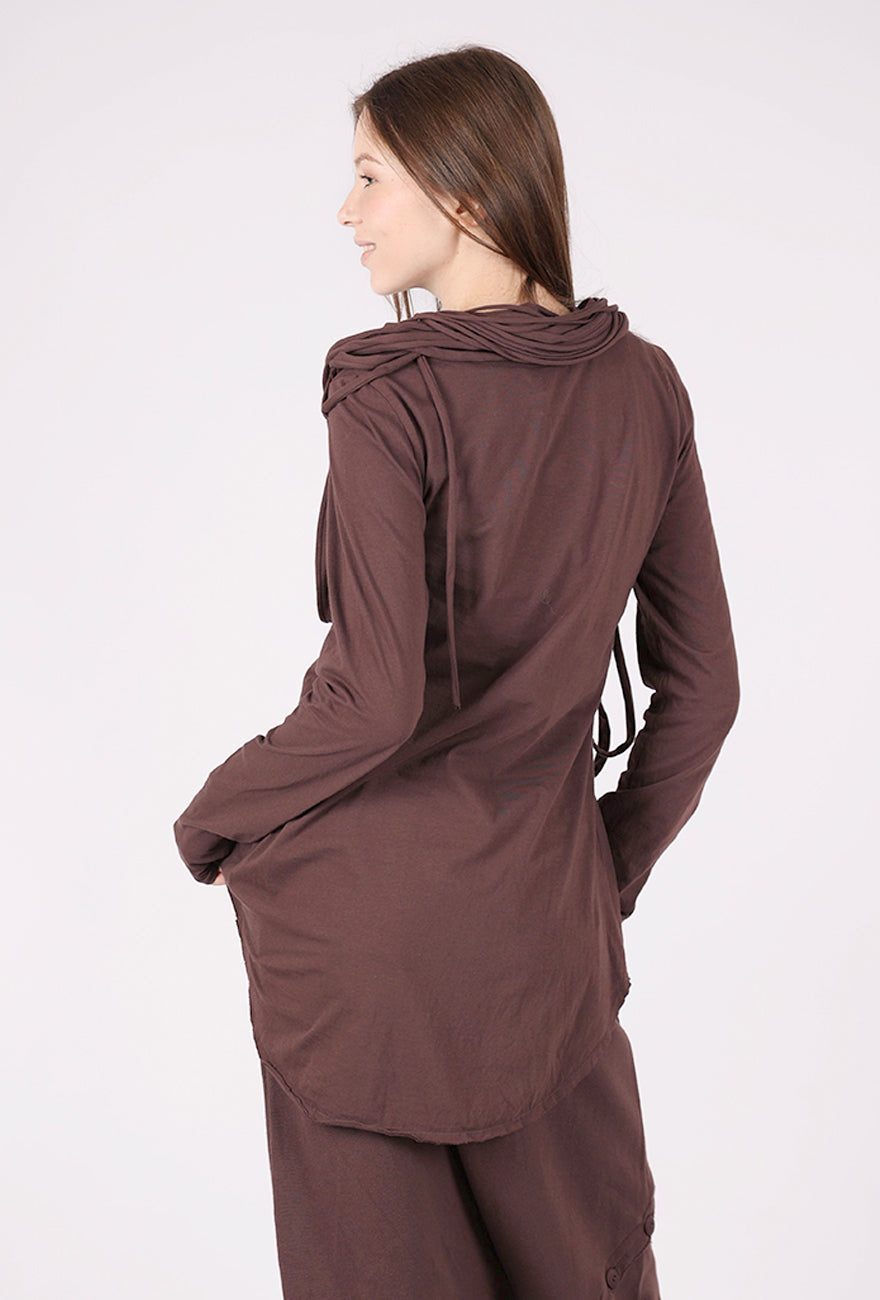 Studio B3 Slang Top, Smoke Burgundy 