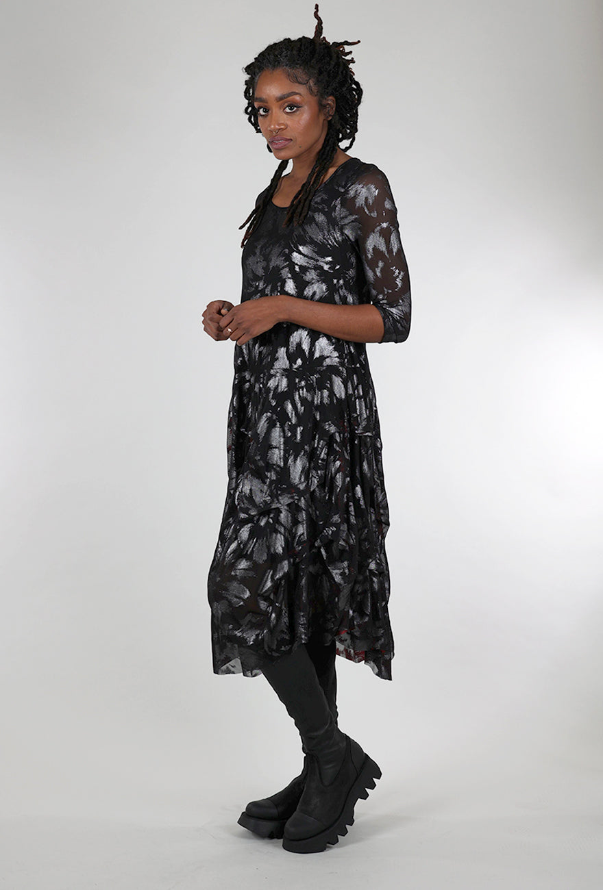 Kozan Miranda Dress, Black/Ice 