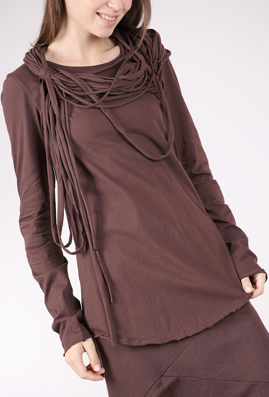 Studio B3 Slang Top, Smoke Burgundy 