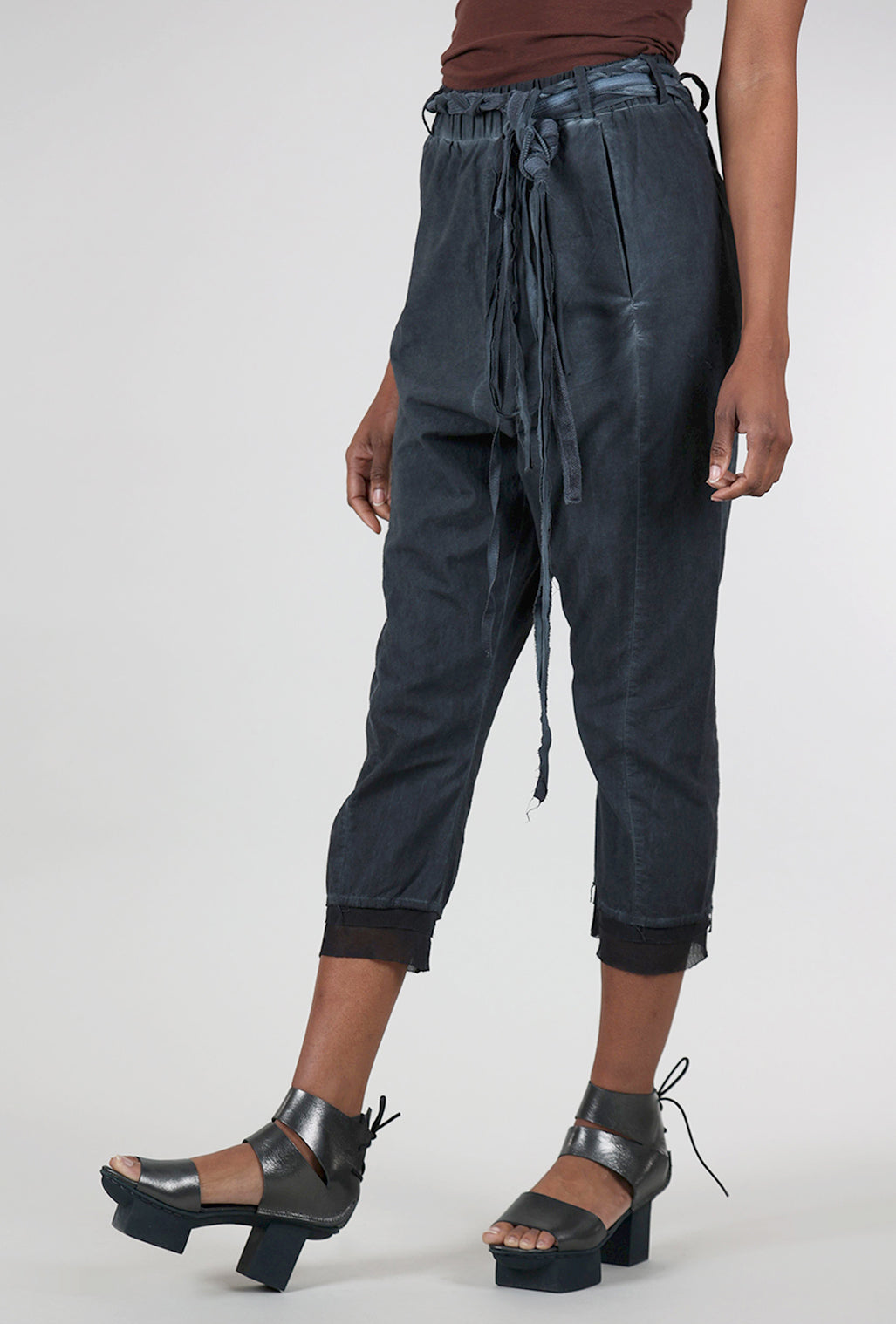 Studio B3 Osti Mesh-Trim Pant, Denim Old Dye 