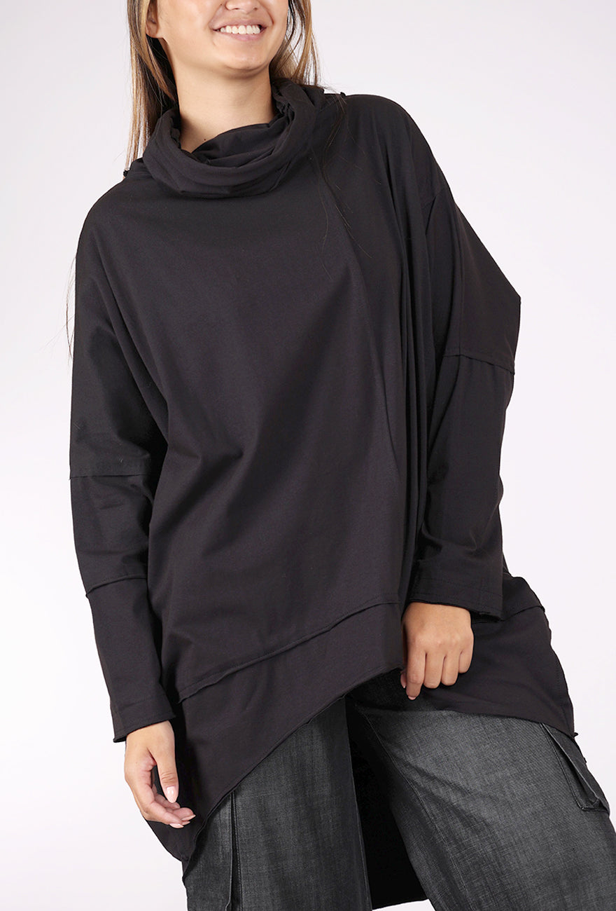Zilberman Janet Jersey Tunic, Black 