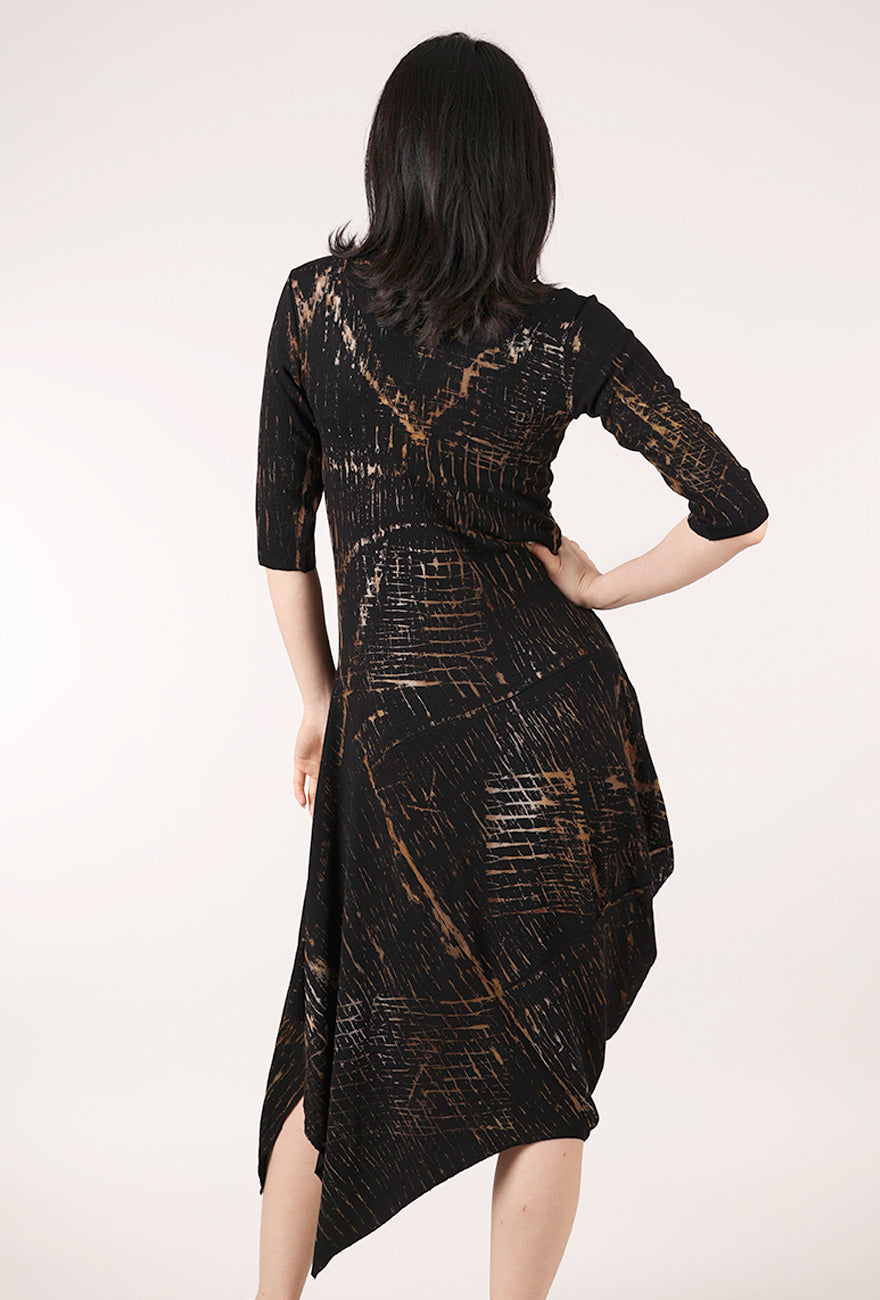 Heyne Bogut Donna Dress, Khaki/Black 