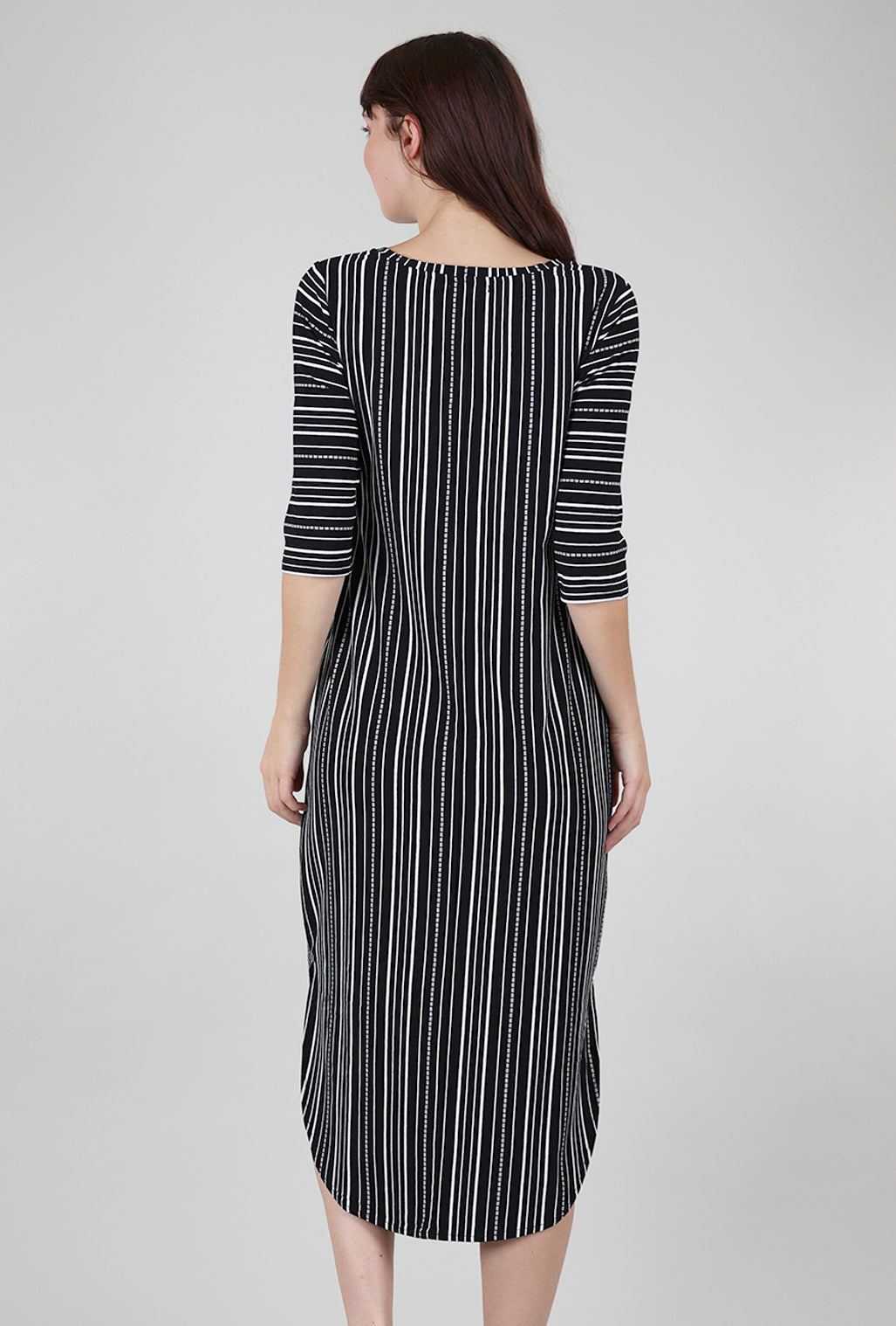 Habitat Core Travel City Dress, Black Stripe 