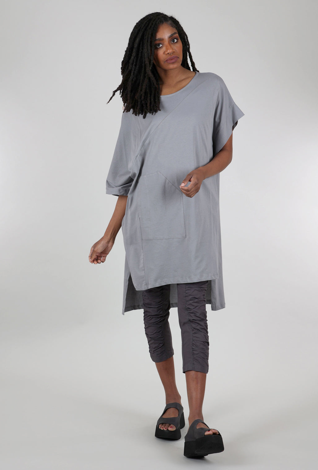 Lotus Eaters Katia Tunic, Dark Gray 