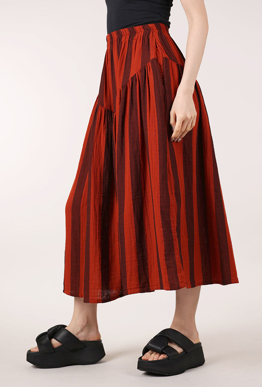 Curator Jessie Skirt, Brick Stripe 