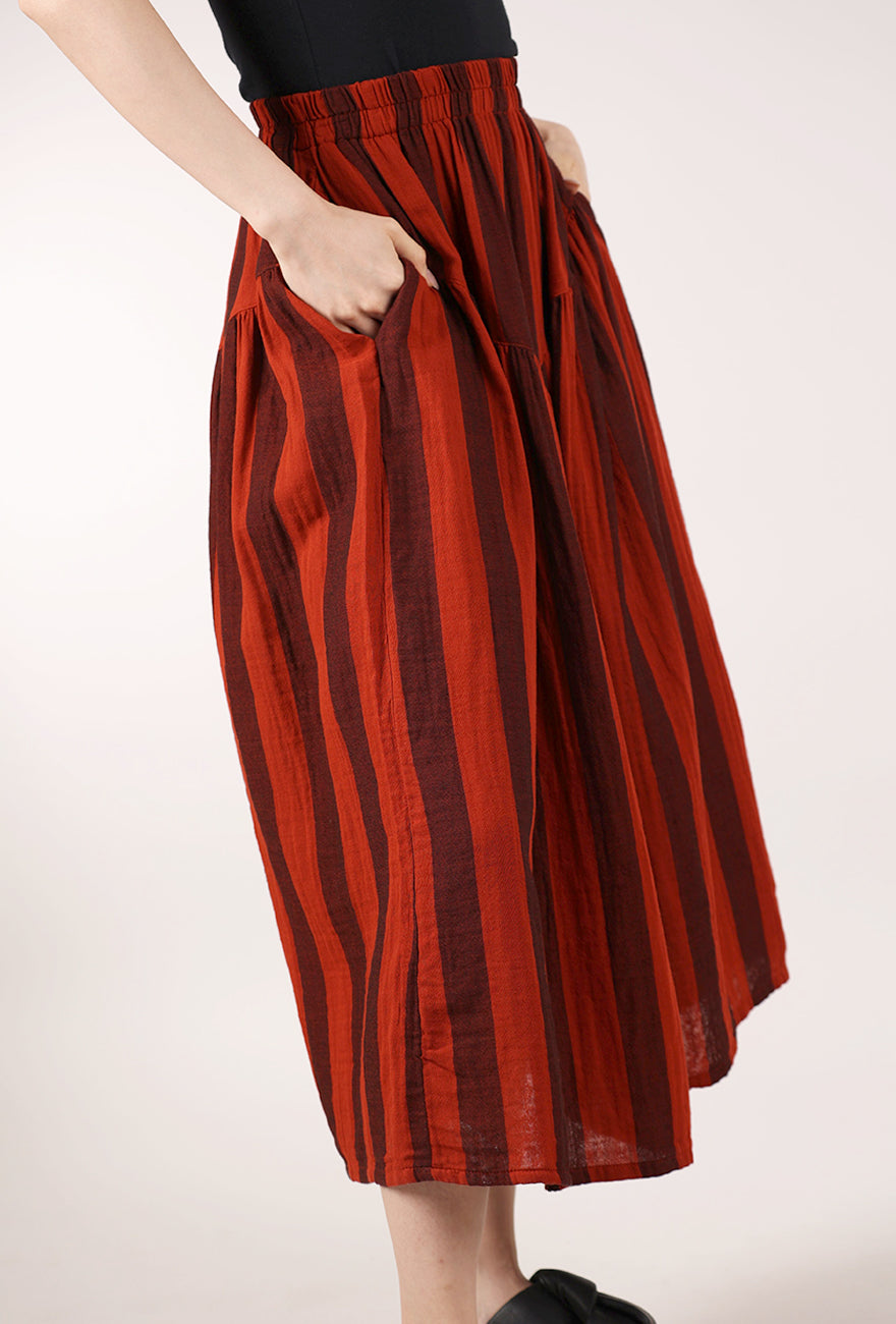 Curator Jessie Skirt, Brick Stripe 