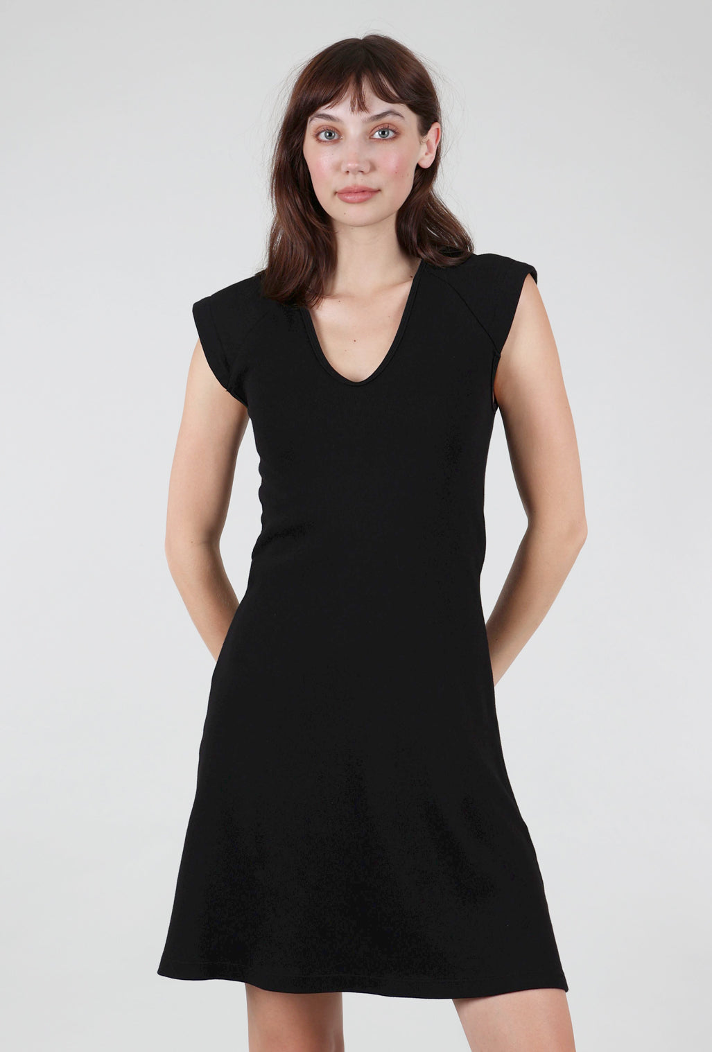 Prairie Underground Strong Shoulder Dress, Black 